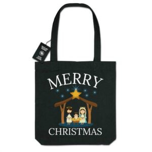 Totebag - BIO - 100% recyclé : MERRY CHRISTMAS