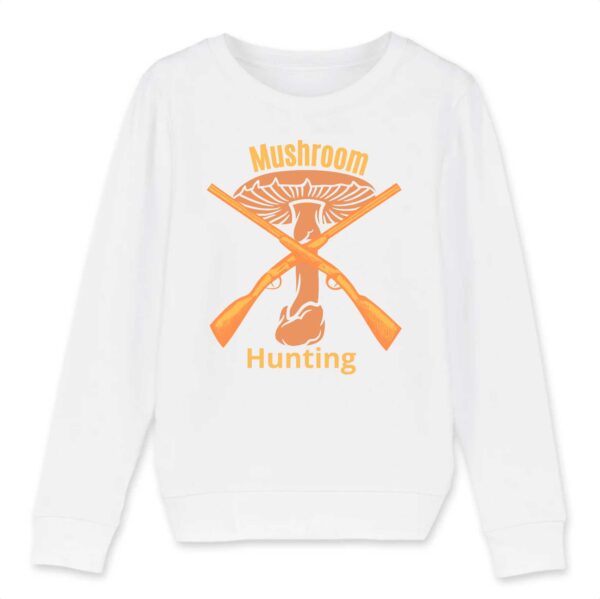 Sweat-shirt Enfant Bio - MINI CHANGER Mushroom hunting