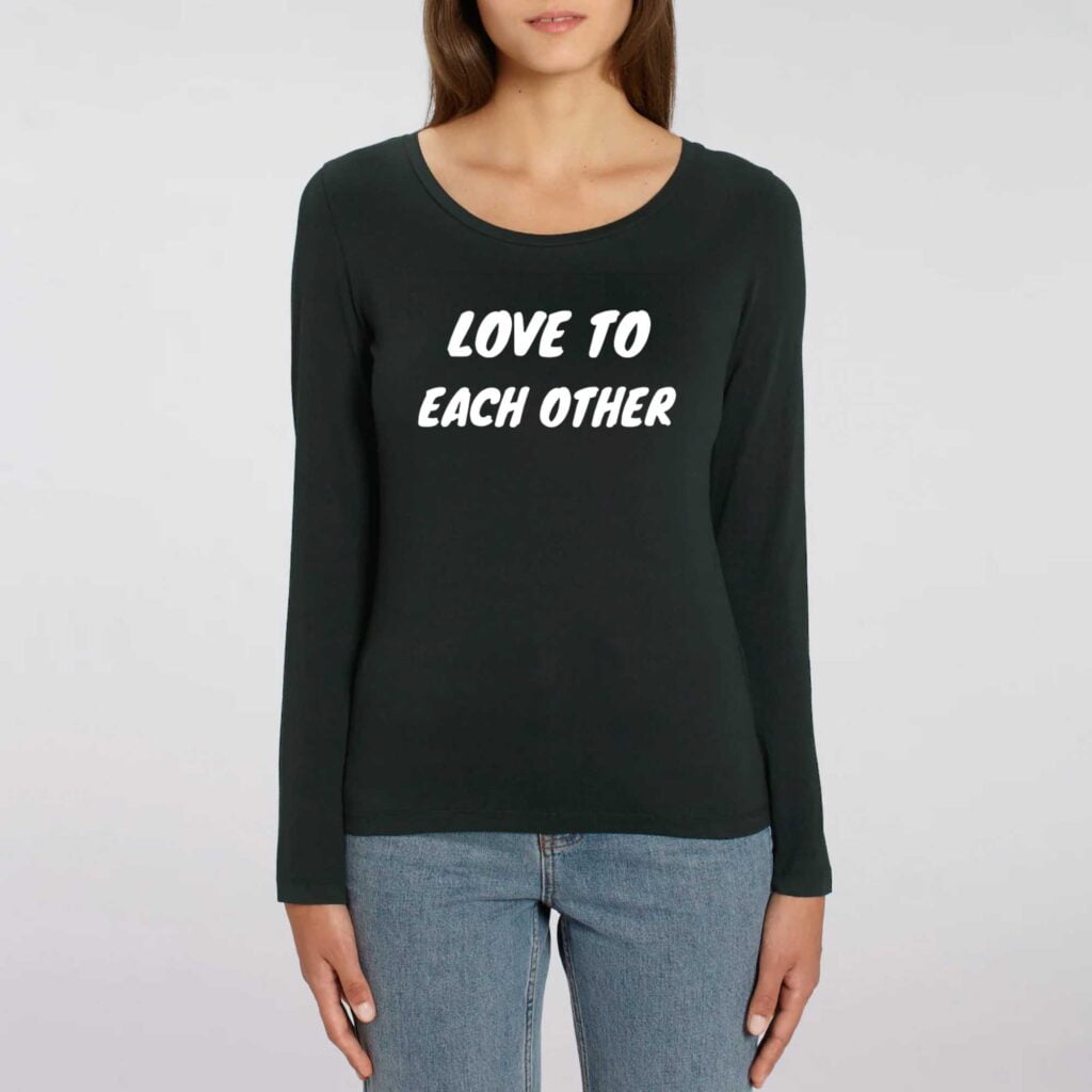 SINGER - T-shirt Femme manches longues Love to each other