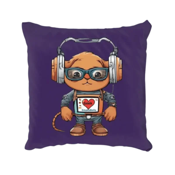 Coussin I Love Geek