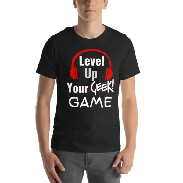 🎮 Level Up Your Geek Game: Le T-shirt Unisexe Ultime pour Tous les Gamers! 🚀