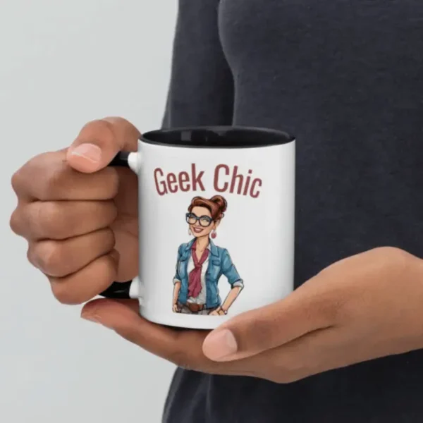 Mug à intérieur coloré geek chic : Illuminez votre pause café !