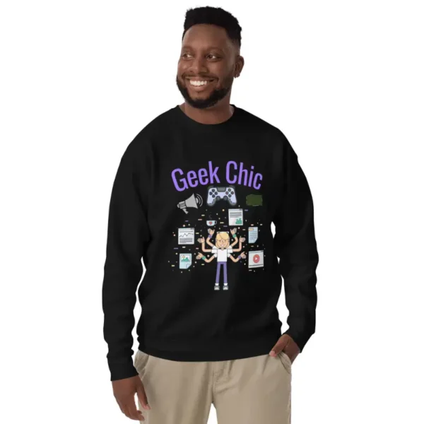 Sweatshirt premium unisexe geek chic : Style gamer garanti. stylé.