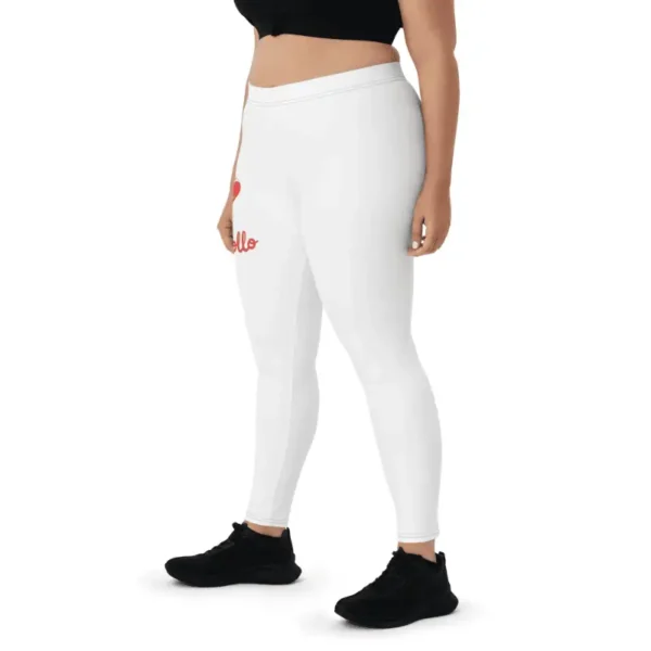 femme arborant un legging blanc EmakoBollo Halloween