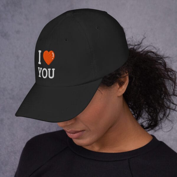 Casquette Baseball Originale I Love You : Ajustement parfait, look tendance. – Image 2