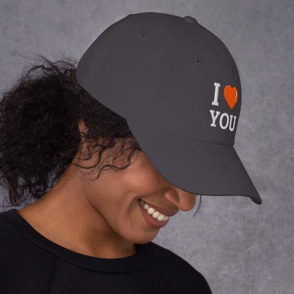 Casquette Baseball Originale I Love You : Ajustement parfait, look tendance. – Image 8