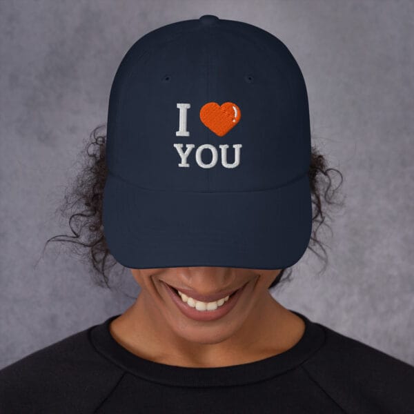 Casquette Baseball Originale I Love You : Ajustement parfait, look tendance. – Image 4