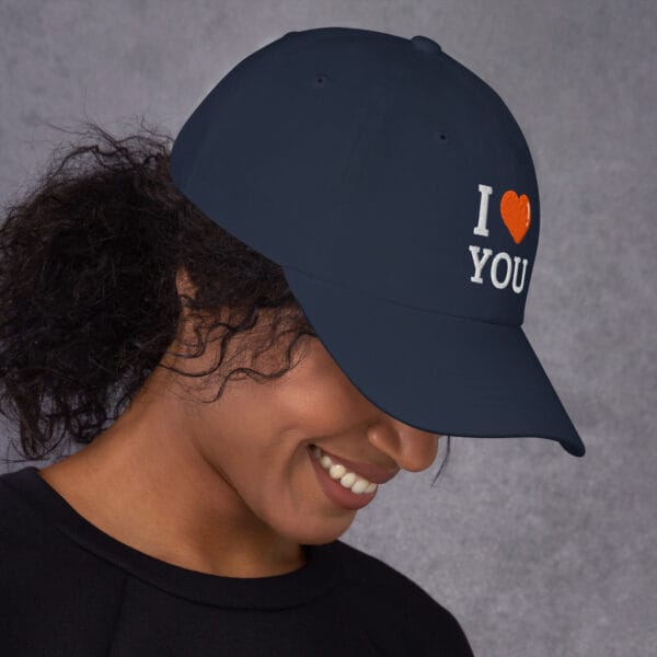 Casquette Baseball Originale I Love You : Ajustement parfait, look tendance. – Image 6