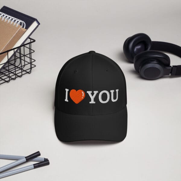 Casquette Structurée en Sergé I love you : Affirmez Votre Style avec Amour. – Image 3