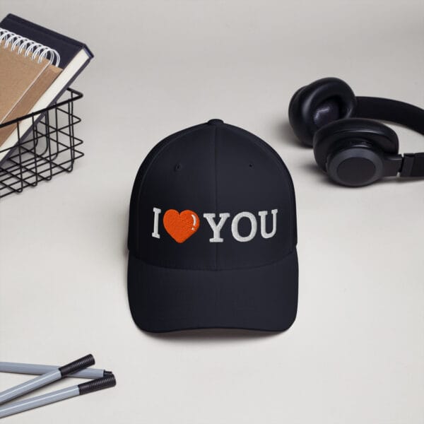 Casquette Structurée en Sergé I love you : Affirmez Votre Style avec Amour. – Image 2