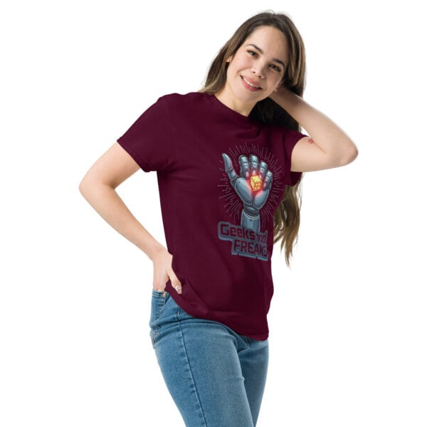 T-shirt classique unisexe robo dice – Image 3