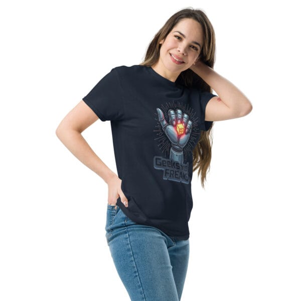 T-shirt classique unisexe robo dice – Image 8