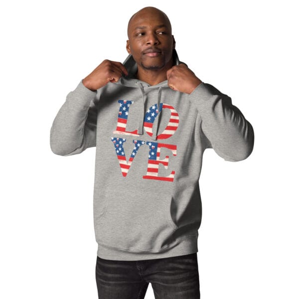 Sweat à capuche patriotic love – Image 9