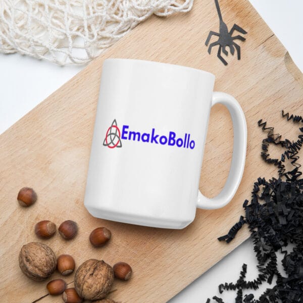 Mug Blanc Brillant EmakoBollo – Image 3