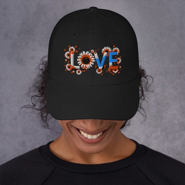 Casquette de Baseball Floral love