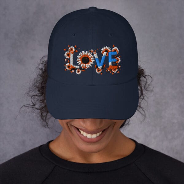 Casquette de Baseball Floral love – Image 4